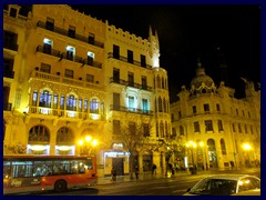 Valencia by night - Plaza del Ayuntamiento